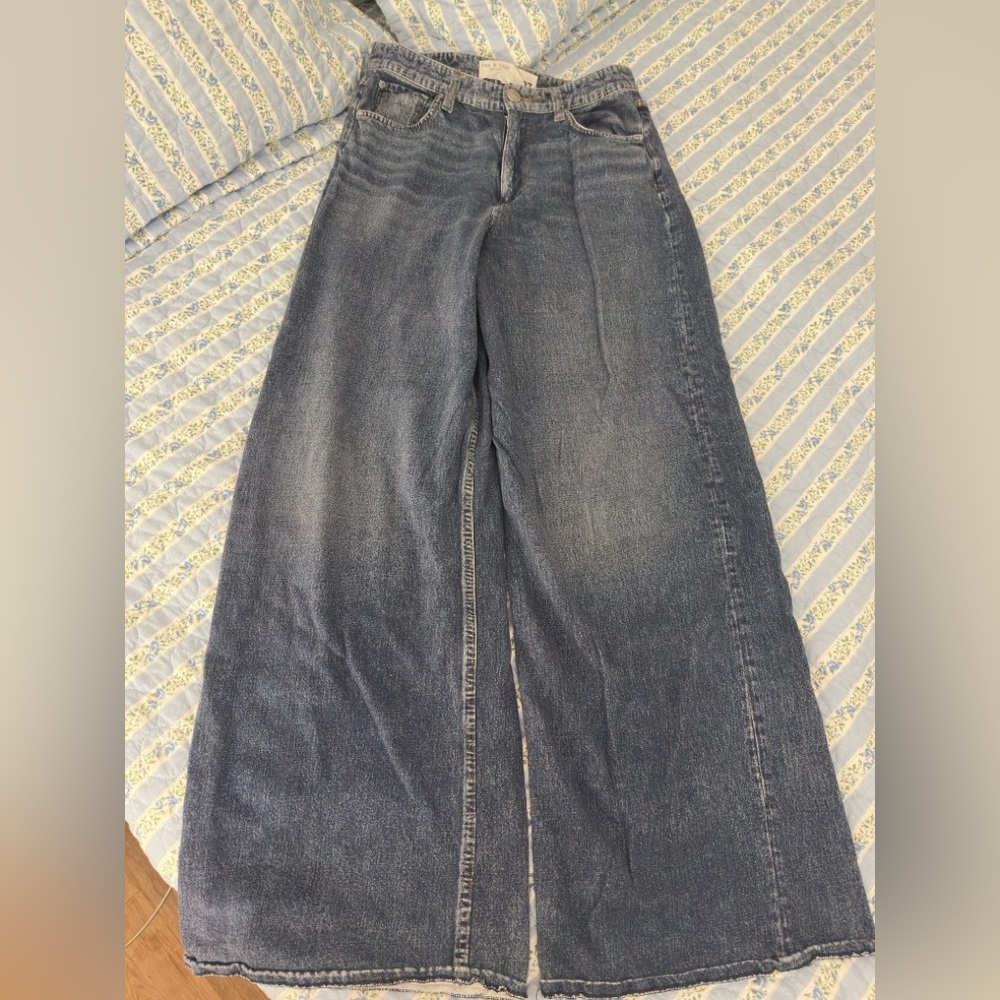 Rag and bone sweat pants jeans 
Wide leg